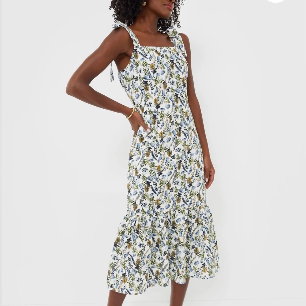 Hyacinth House- floral Hadley midi dress